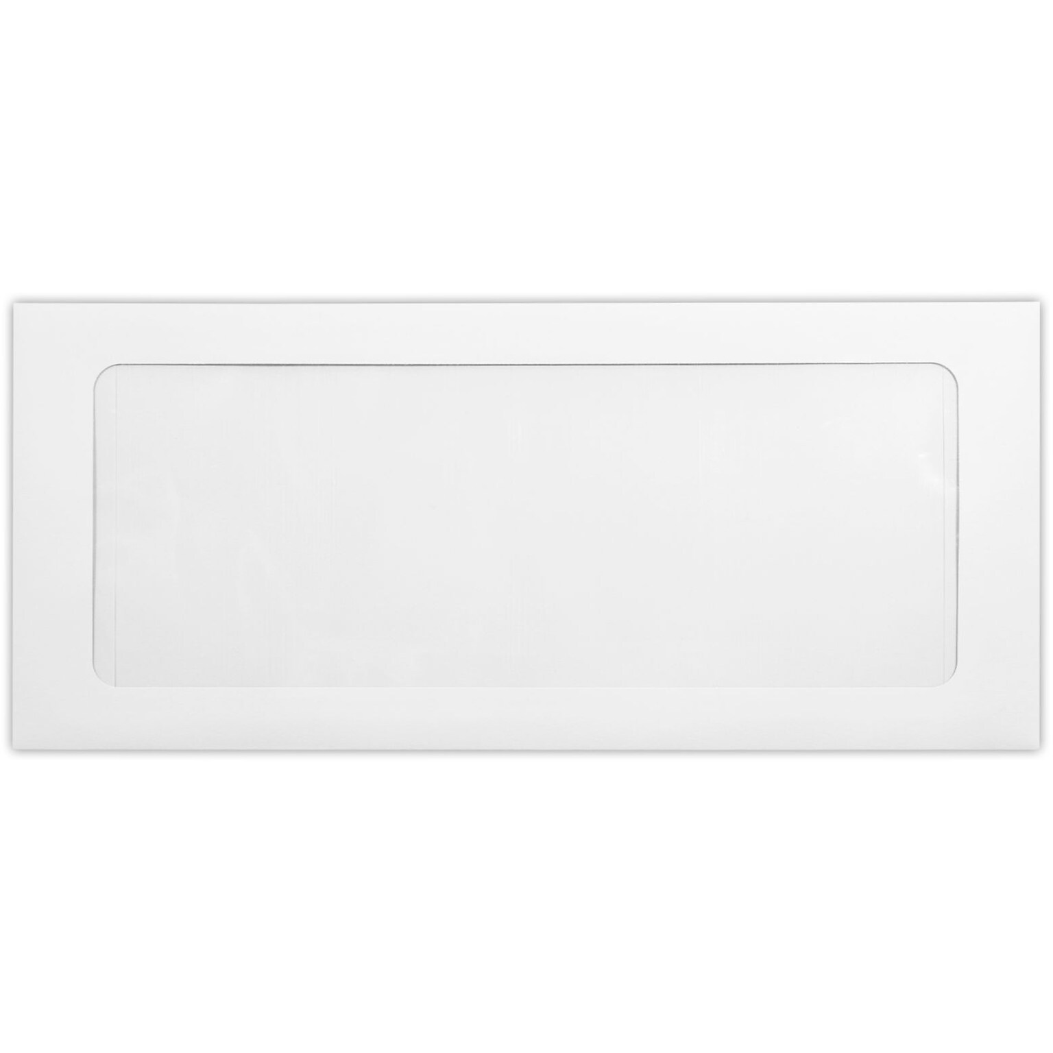 LUX #10 Full Face Window Envelopes (4 1/8 x 9 1/2) 250/Pack, 80lb. White (FFW-10-80W-250)