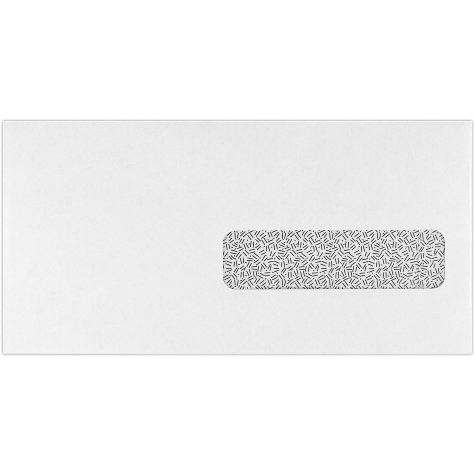 LUX 4 1/2 x 9 Right Side Window Envelopes 500/Pack, 24lb. White w/ Sec Tint (49W-24WMI-500)