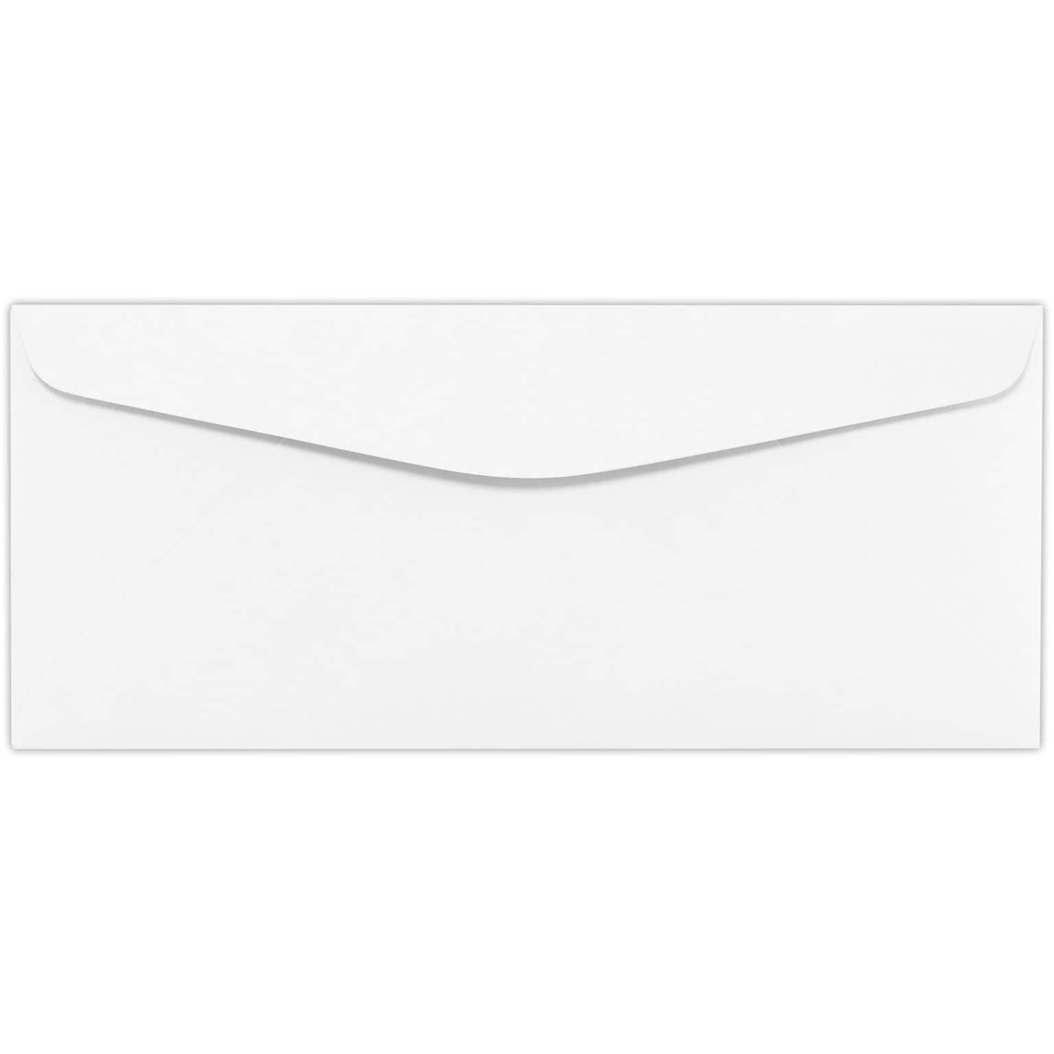 LUX #10 Regular Envelopes (4 1/8 x 9 1/2) 250/Pack, 28lb. White (10R-28W-250)