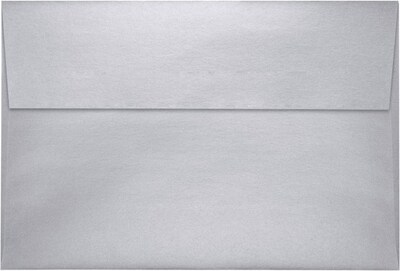 LUX A8 Invitation Envelopes (5 1/2 x 8 1/8) 500/Pack, Silver Metallic (4885-06-500)