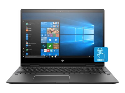 HP ENVY x360 15-cp0053cl 15.6 Refurbished Notebook, AMD Ryzen 5, 8GB Memory, 256GB SSD, Windows 10 (6EH45UAR#ABA)