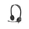 Logitech H111 For EDU Wired 3.5mm Stereo Computer On Ear Headset, Graphite (981-000999)