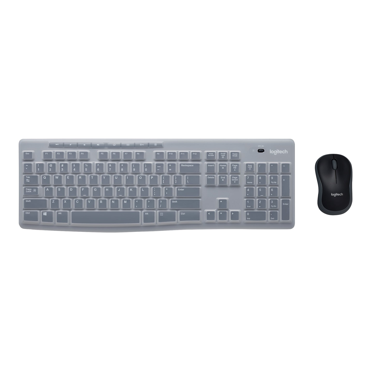 Logitech MK270 Wireless Combo for Education with Protective Keyboard Cover and Mouse, Black (920-010025)