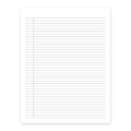 Custom 2-Sided Progress Notes, 8-1/2 x 11, 24# White Text Stock, 250 Sheets per Pack