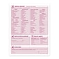Custom Welcome Registration and History Forms, 8-1/2" x 11", 250 Sheets per Pack