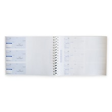 Custom Carbonless Numbered Blue Receipt Books, 4-3/4 x 2-3/4, 500 Receipts per Book