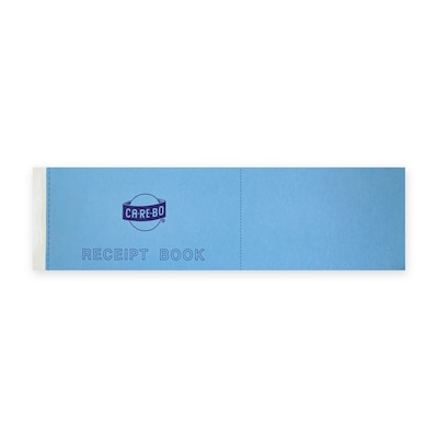 Custom Carbonless Unnumbered Pocket Receipt Books, 4-3/4 x 2-3/4, 167 Receipts per Book