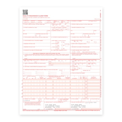 Custom Carbonless CMS Forms, 8-1/2 x 11, 100 Sheets per Pad