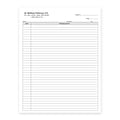 Custom 2-Sided Progress Notes, 8-1/2 x 11, 24# White Stock, 250 Sheets per Pack