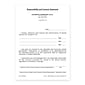 Custom Dental Responsibility and Consent Slips, 4" x 5-1/2", 100 Sheets per Pad