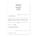 Custom Appointment Excuse Slips, 4 x 5-1/2, 100 Sheets per Pad