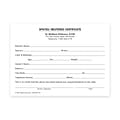 Custom HIPAA Privacy Practice Acknowledgment Forms, 8-1/2 x 11, 200 Sheets per Pack