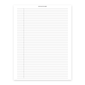 Custom Progress Notes, 8-1/2" x 11", 60# White Stock, 250 Sheets per Pack