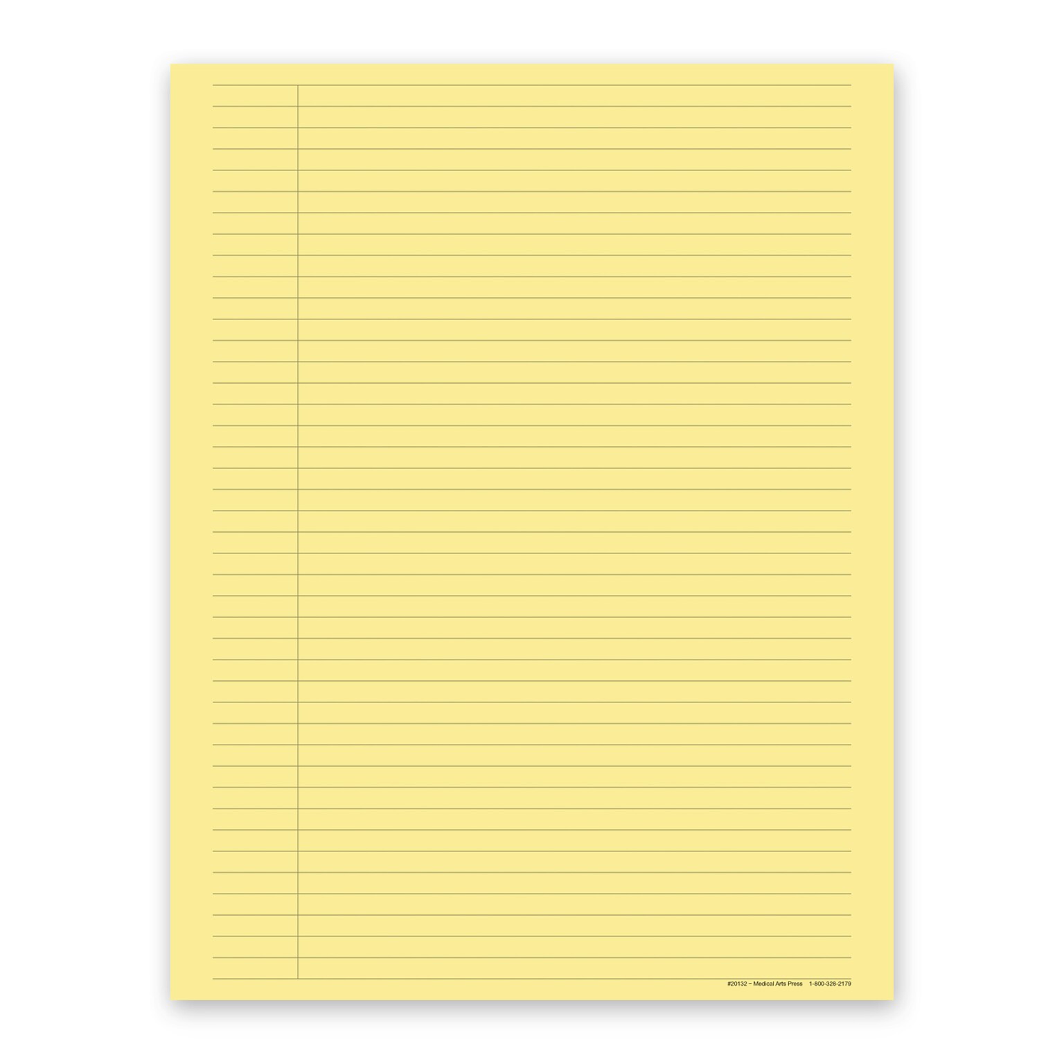 Custom Continuation Notes, 8-1/2 x 11, 500 Sheets per Pack