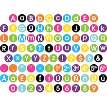 Barker Creek 3 1/4 Circle Letter Pop-Out 2 Pack, Happy, 420 Characters/Set (BC3644)
