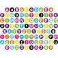 Barker Creek 3 1/4" Circle Letter Pop-Out 2 Pack, Happy, 420 Characters/Set (BC3644)