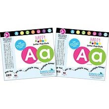 Barker Creek 3 1/4 Circle Letter Pop-Out 2 Pack, Happy, 420 Characters/Set (BC3644)