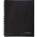 Cambridge Professional Notebooks, 8.5 x 11, Wide Ruled, 96 Sheets, Black (06100)