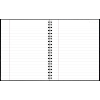 Cambridge Professional Notebooks, 8.5" x 11", Wide Ruled, 96 Sheets, Black (06100)