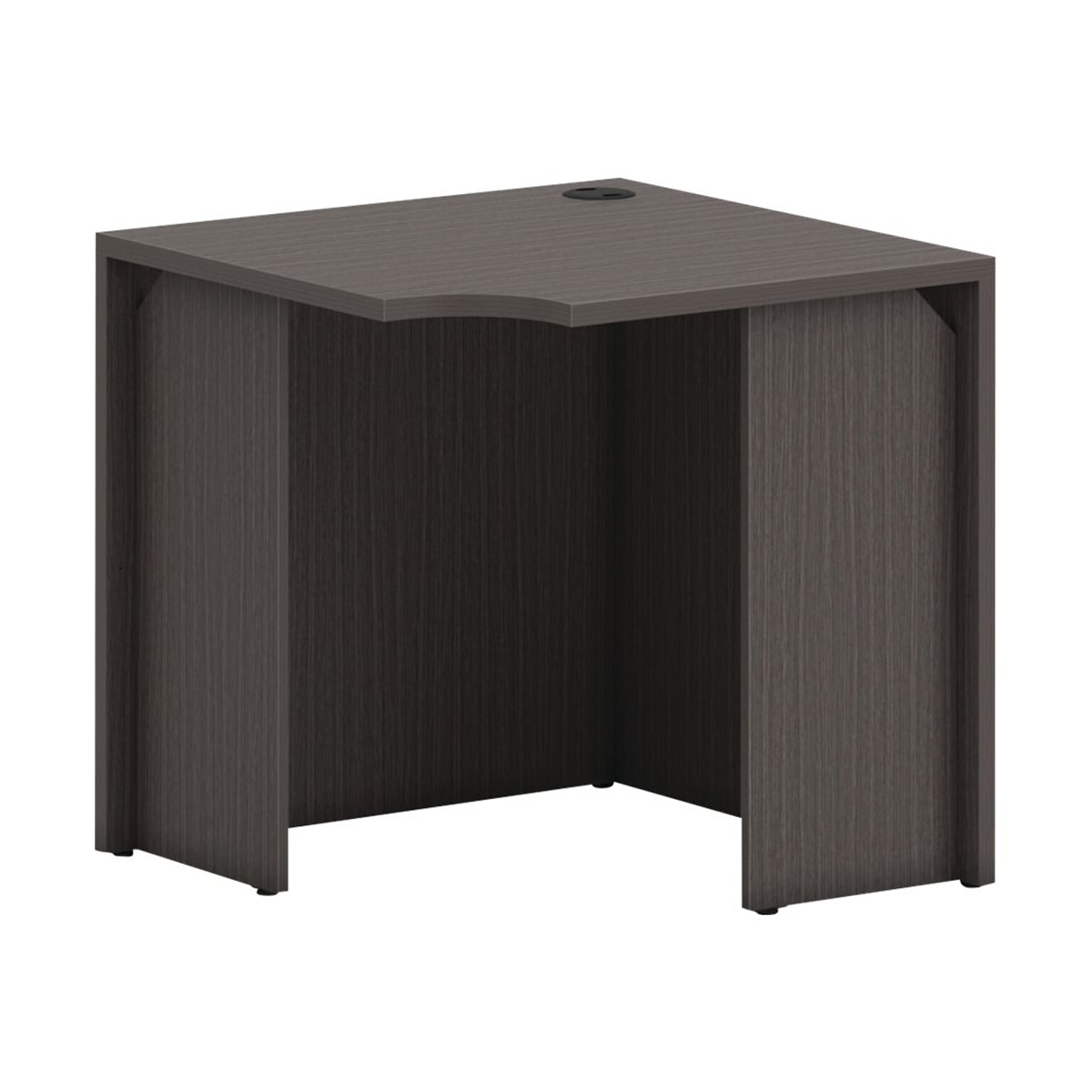 HON Mod 30 Corner Desk Shell, Slate Teak (HLPLCS30.LSL1)