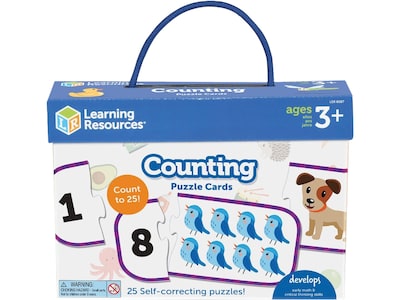 Learning Resources Self Correcting Counting Puzzle Cards (LER6087)