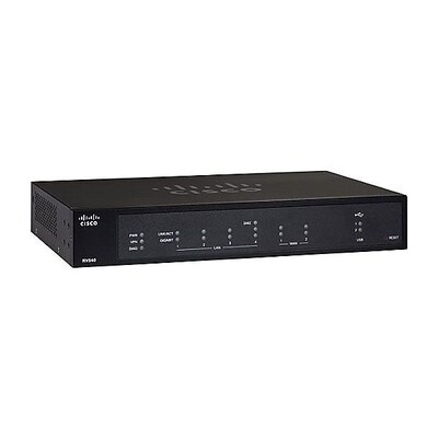 Cisco™ RV340 Rack Mountable Gigabit VPN Router, 6-Port