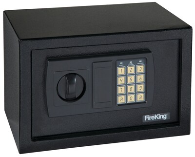 FireKing Personal Steel Standard Home Safe with Keypad Lock, 0.3 Cu. Ft. (HS1207)