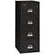 FireKing Classic 4-Drawer Vertical File Cabinet, Fire Resistant, Legal, Black, 25 (4-2125-CBL)