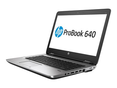 HP ProBook 640 G2 14" Refurbished Notebook, Intel i5, 8GB Memory, 256GB SSD, Windows 10 Pro (V1H09UT)