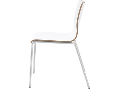HON Ruck Modern Laminate Dining Chair, Designer White (HRUCK1L.LDW1.PR8)