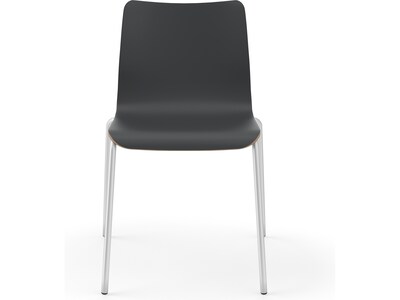 HON Ruck Modern Laminate Dining Chair, Charcoal (HRUCK1L.S.PR8)