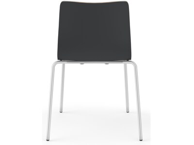 HON Ruck Modern Laminate Dining Chair, Charcoal (HRUCK1L.S.PR8)