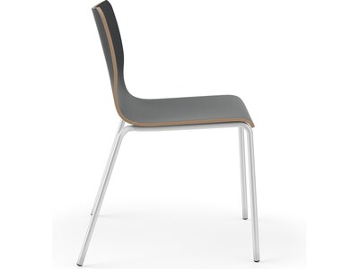 HON Ruck Modern Laminate Dining Chair, Charcoal (HRUCK1L.S.PR8)