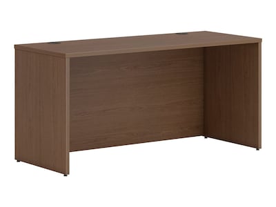 HON Mod 60 Credenza Desk Shell, Sepia Walnut (HLPLCS6024.LSE1)