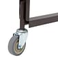 NPS 84 Series Double-Tier Hanging Chair Truck Dolly, Dark Brown (84)