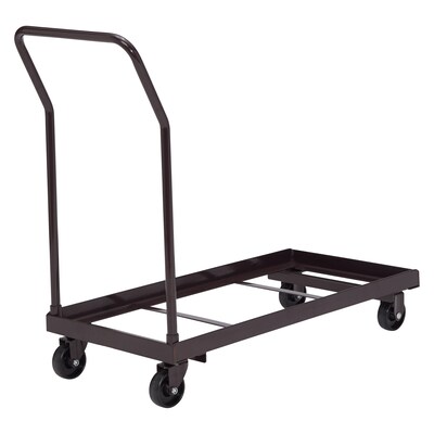 NPS Folding Chair Dolly, Steel, Brown (DY700/800)