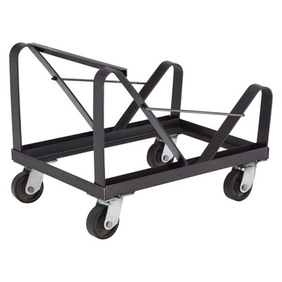 National Public Seating Stack Chair Dolly For 8500 Series Chair, Black (DY85)