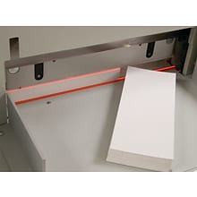 Formax Cut-True 27S 18.9” Semi-Automatic Guillotine Paper Cutter with LED Laser Line, White (CUT-TRU