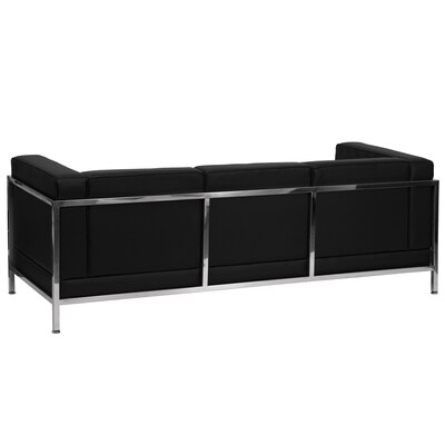 Flash Furniture HERCULES Imagination Series 79" LeatherSoft Sofa with Encasing Frame, Black (ZBIMAGSOFA)