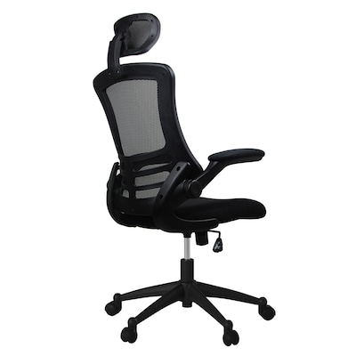 Techni Mobili Fabric Executive Chair, Black (RTA-80X5-BK)