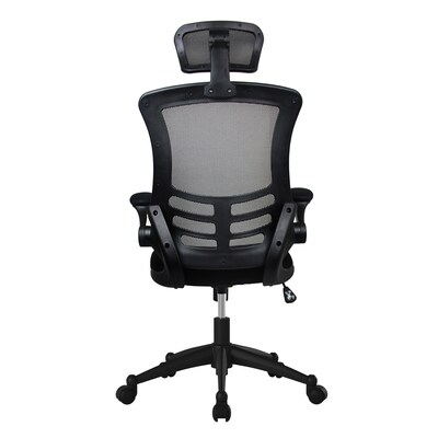 Techni Mobili Fabric Executive Chair, Black (RTA-80X5-BK)