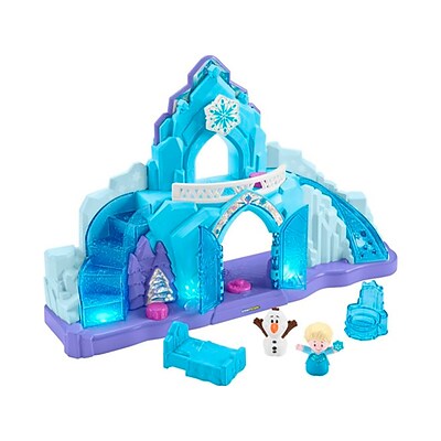 Fisher-Price Little People Disney Frozen Elsas Ice Palace, Blue/White/Purple (GLK13)