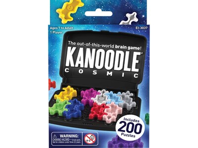 Educational Insights Kanoodle Cosmic, Brain Teaser Puzzle Challenge Game, Ages 7+ (3037)