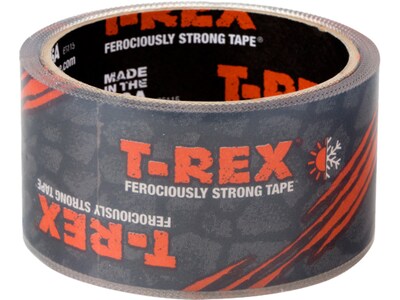 T-REX Ferociously Strong Transparent Tape, 1.88 x 9 Yds., 4 Rolls/Pack (2415354PK-STP)