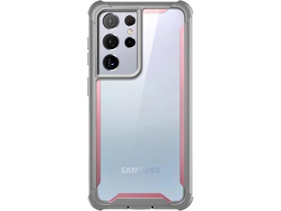 i-Blason Ares Pink Rugged Case for Samsung Galaxy S21 Ultra (Galaxy-S21Ultra-Ares-Pink)