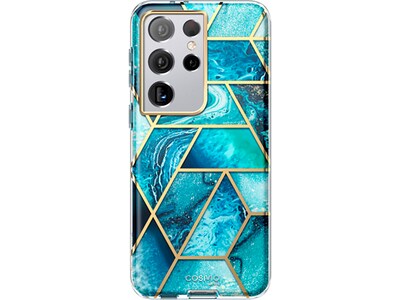 i-Blason Cosmo Ocean Blue Case for Samsung Galaxy S21 Ultra (Galaxy-S21Ultra-Cosmo-Ocean)
