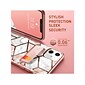 i-Blason Cosmo Marble Pink Wallet Case for Apple iPhone 12/12 Pro (iPhone2020-6.1-CosCard-Marble)