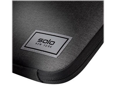 Solo New York Recycled Re:focus Polyester Laptop Sleeve for 13.3" Laptops, Gray (UBN113-10X)
