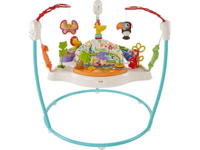 Fisher-Price Animal Activity Jumperoo Rotating Seat with Toys (FFJ00)