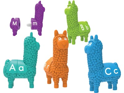 Learning Resources Snap-n-Learn Letter Llamas, Assorted Colors (LER6713)